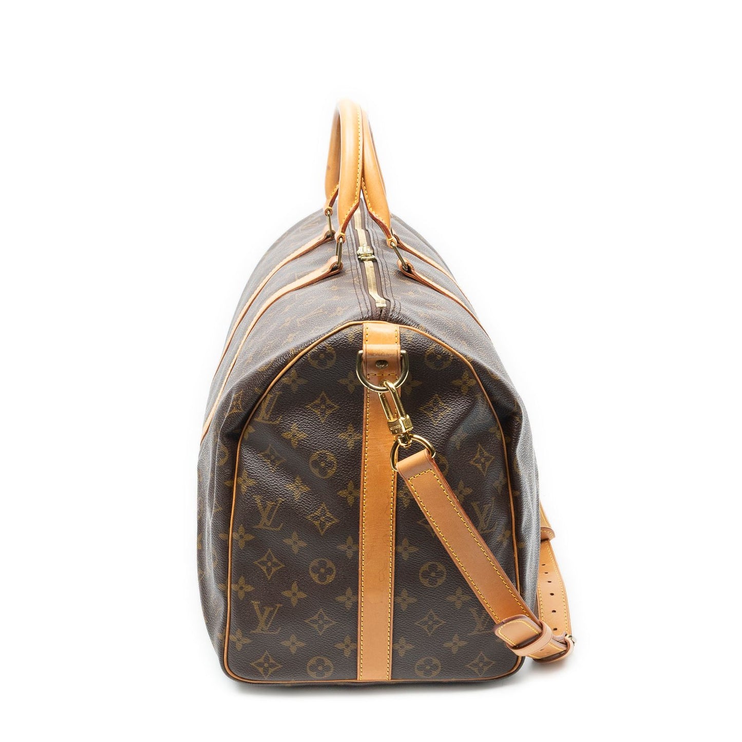 Louis Vuitton Keepall Bandouliere Brown Monogram Canvas — view 3
