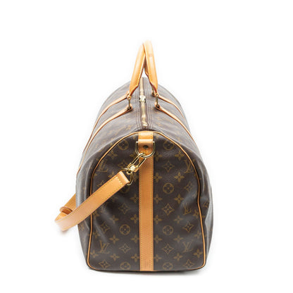 Louis Vuitton Keepall Bandouliere Brown Monogram Canvas — view 4