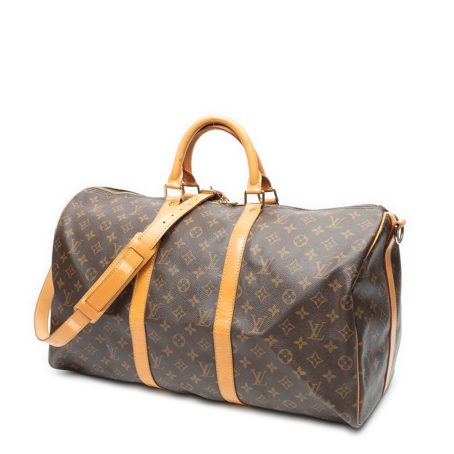 Louis Vuitton Keepall Bandouliere Brown Monogram Canvas — view 2