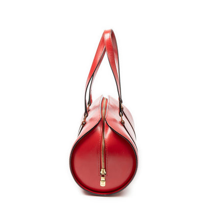 Louis Vuitton Soufflo Red Epi Handbag — view 4