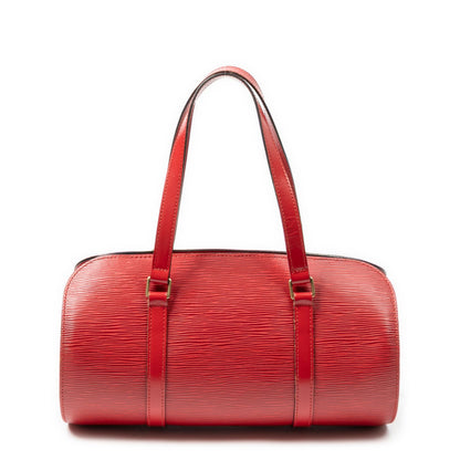 Louis Vuitton Soufflo Red Epi Handbag — view 5