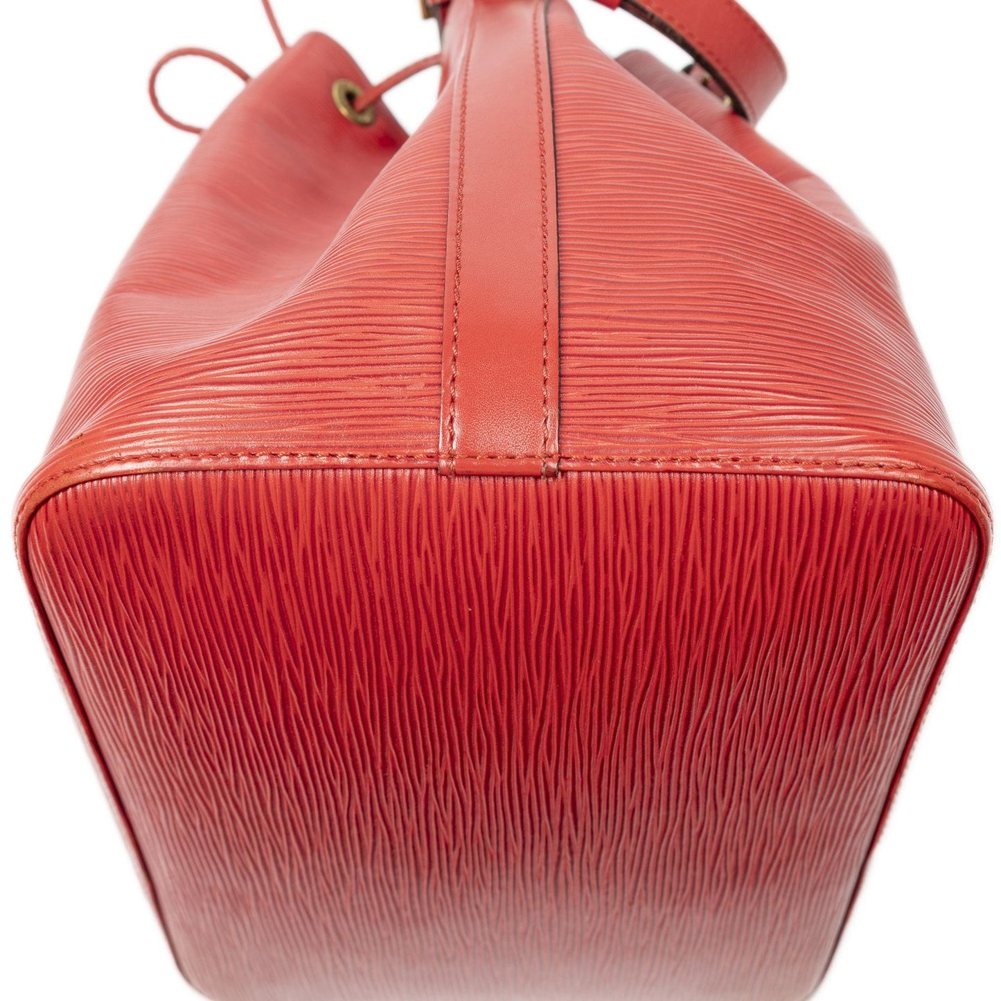 Louis Vuitton Noe Red Epi Bucket Bag — view 7