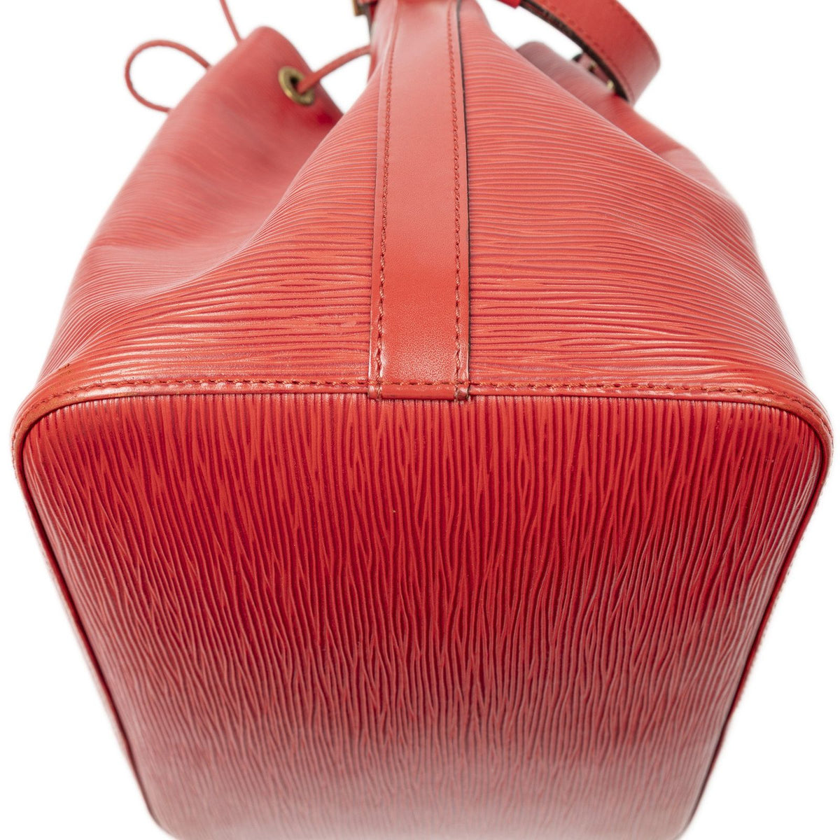 Louis Vuitton Noe Red Epi Bucket Bag — view 7