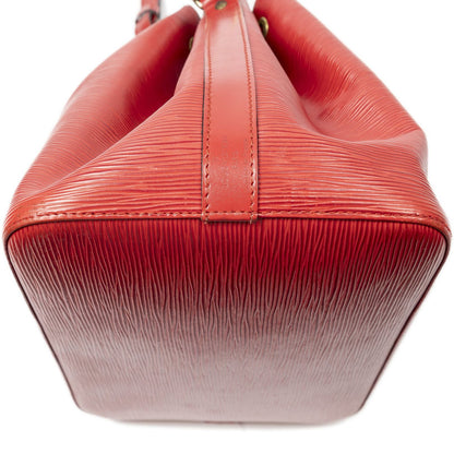Louis Vuitton Noe Red Epi Bucket Bag — view 8