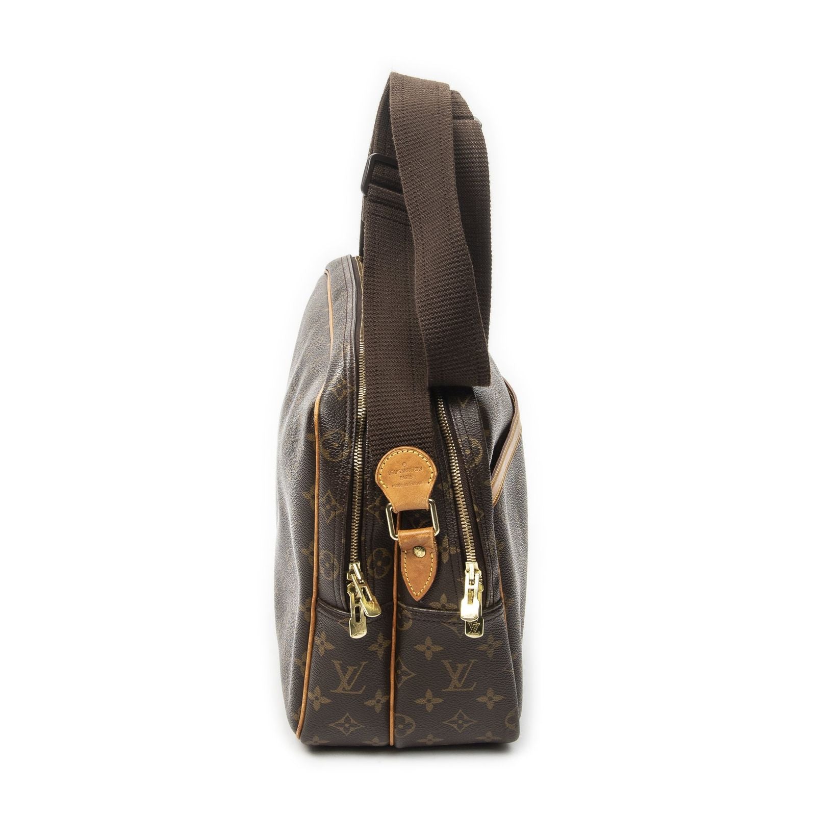 Louis Vuitton Reporterbrown Monogram Canvas Shoulder Bag — view 4