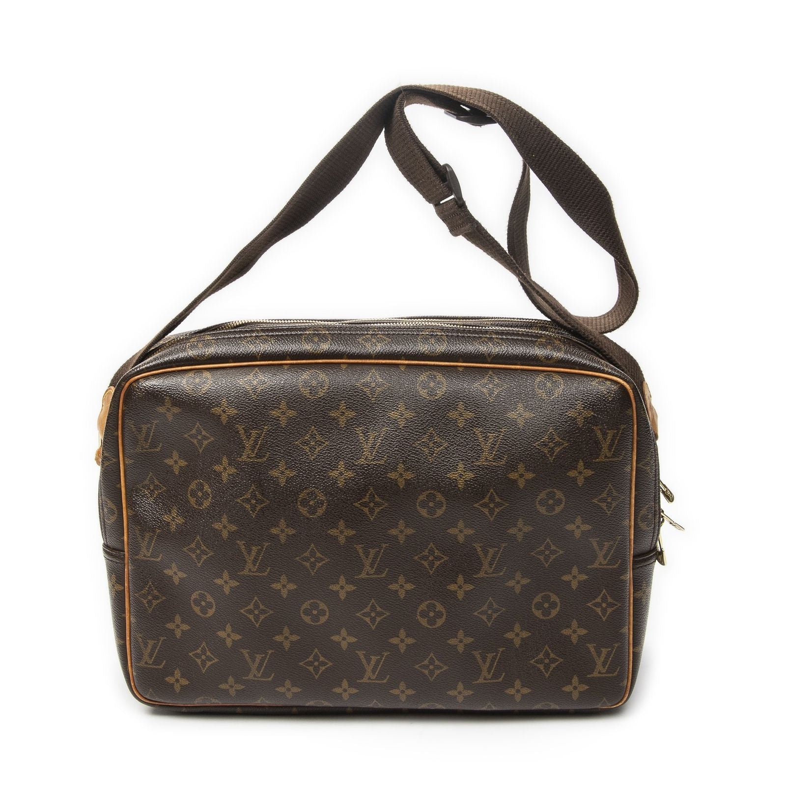 Louis Vuitton Reporterbrown Monogram Canvas Shoulder Bag — view 5