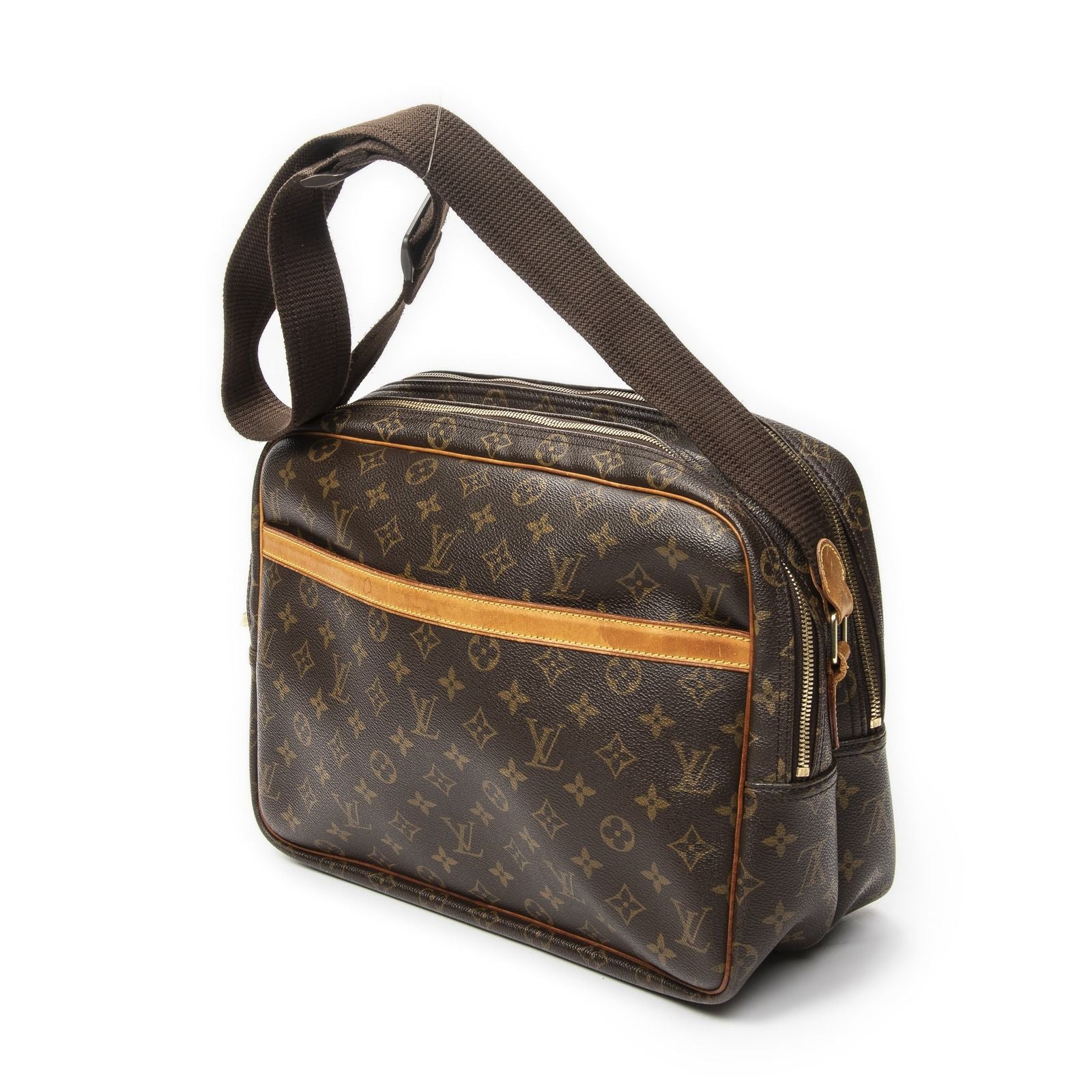 Louis Vuitton Reporterbrown Monogram Canvas Shoulder Bag — view 2