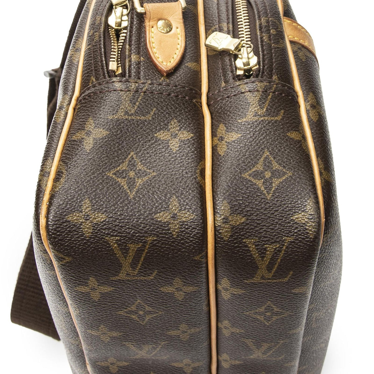 Louis Vuitton Reporterbrown Monogram Canvas Shoulder Bag — view 7