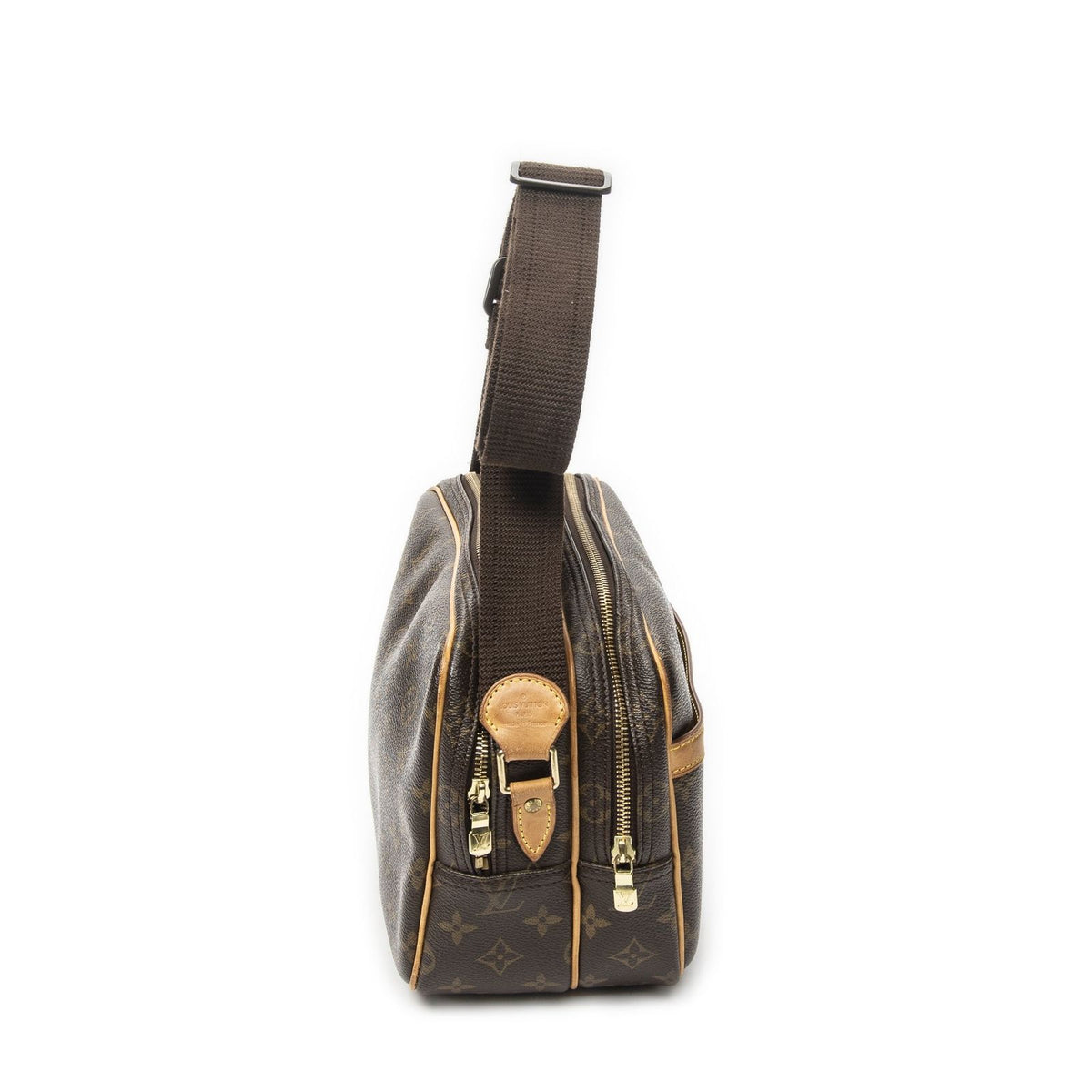 Louis Vuitton Reporterbrown Monogram Canvas Shoulder Bag — view 4