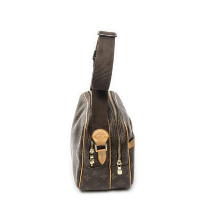 Louis Vuitton Reporterbrown Monogram Canvas Shoulder Bag — view 4