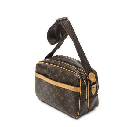 Louis Vuitton Reporterbrown Monogram Canvas Shoulder Bag — view 2