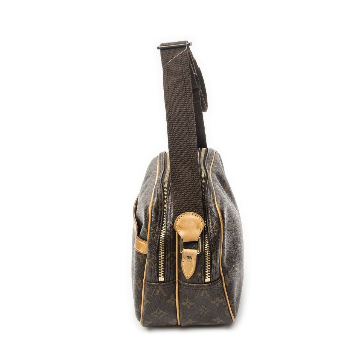 Louis Vuitton Reporterbrown Monogram Canvas Shoulder Bag — view 3