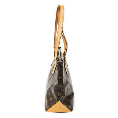 Louis Vuitton Cabas Piano Brown Monogram Canvas Tote Bag — view 3