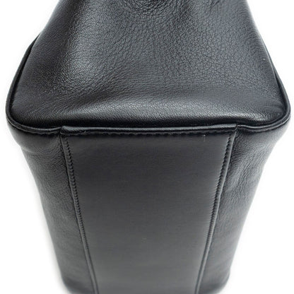 Fendi Mini Peekaboo Black Calfskin Leather Handbag — view 7