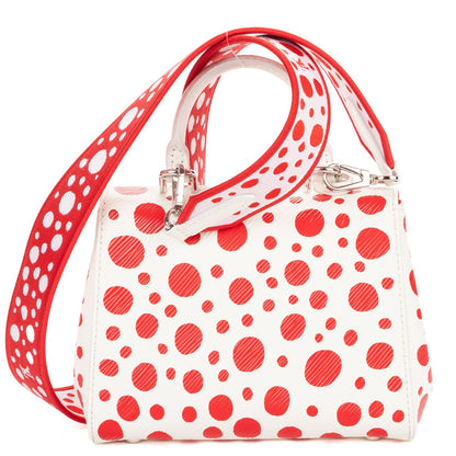 Louis Vuitton Ltd Ed Yayoi Kusama Mini Cluny Crossbody White — view 5