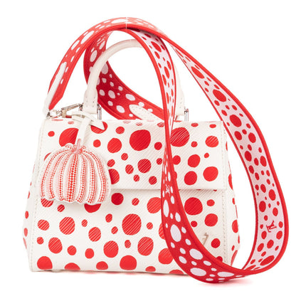 Louis Vuitton Ltd Ed Yayoi Kusama Mini Cluny Crossbody White