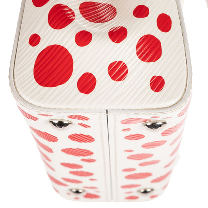 Louis Vuitton Ltd Ed Yayoi Kusama Mini Cluny Crossbody White — view 8