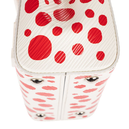 Louis Vuitton Ltd Ed Yayoi Kusama Mini Cluny Crossbody White — view 7