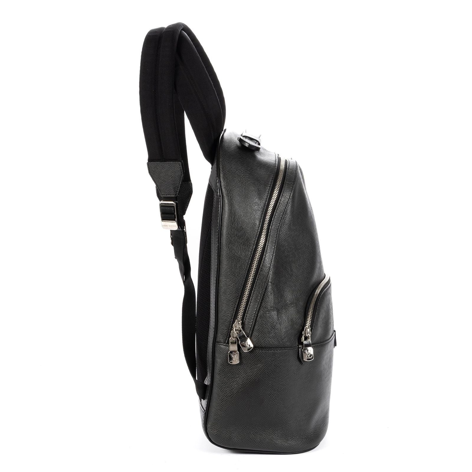 Louis Vuitton Taiga Anton Backpack Gray Leather — view 4