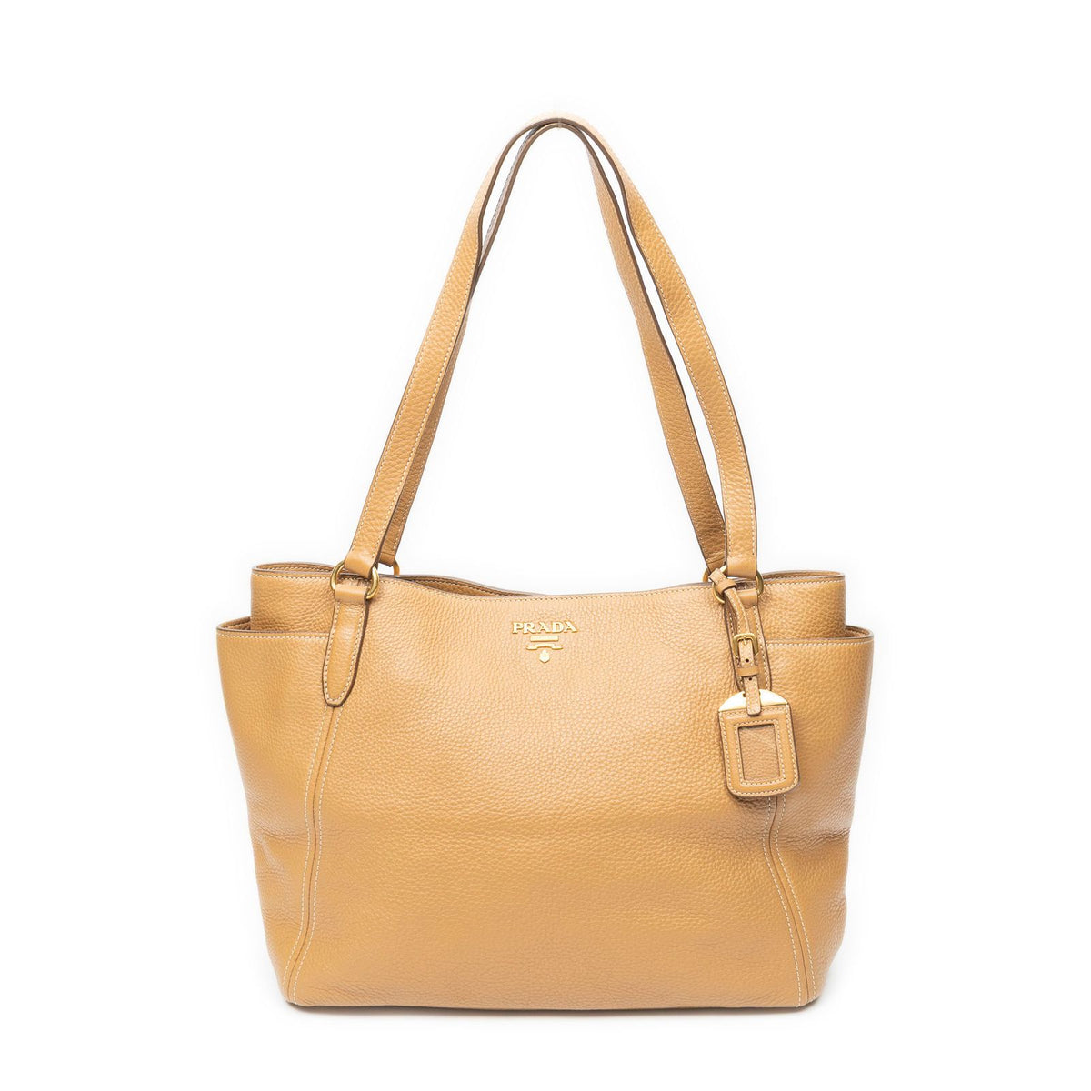 Prada Pocket Shopping Tote Bag Tanvitello Dino
