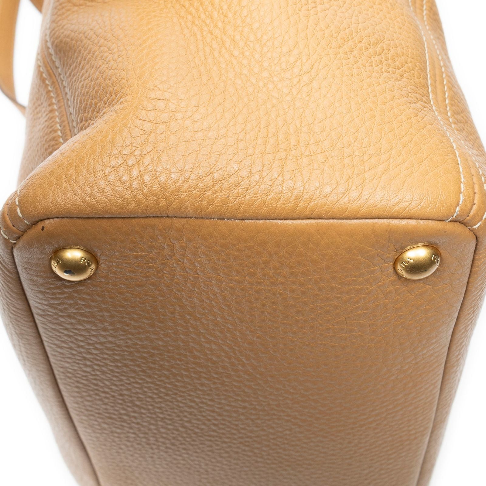 Prada Pocket Shopping Tote Bag Tanvitello Dino — view 8