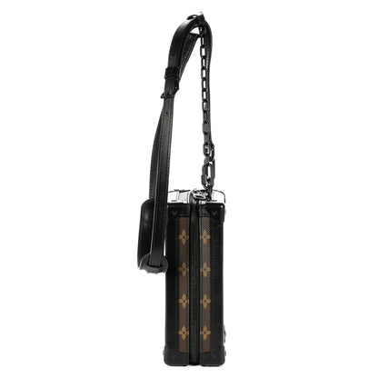 Louis Vuitton Ltd Ed Mesh Mini Soft Trunk Vertical Brown Black Monogram Canvas — view 3