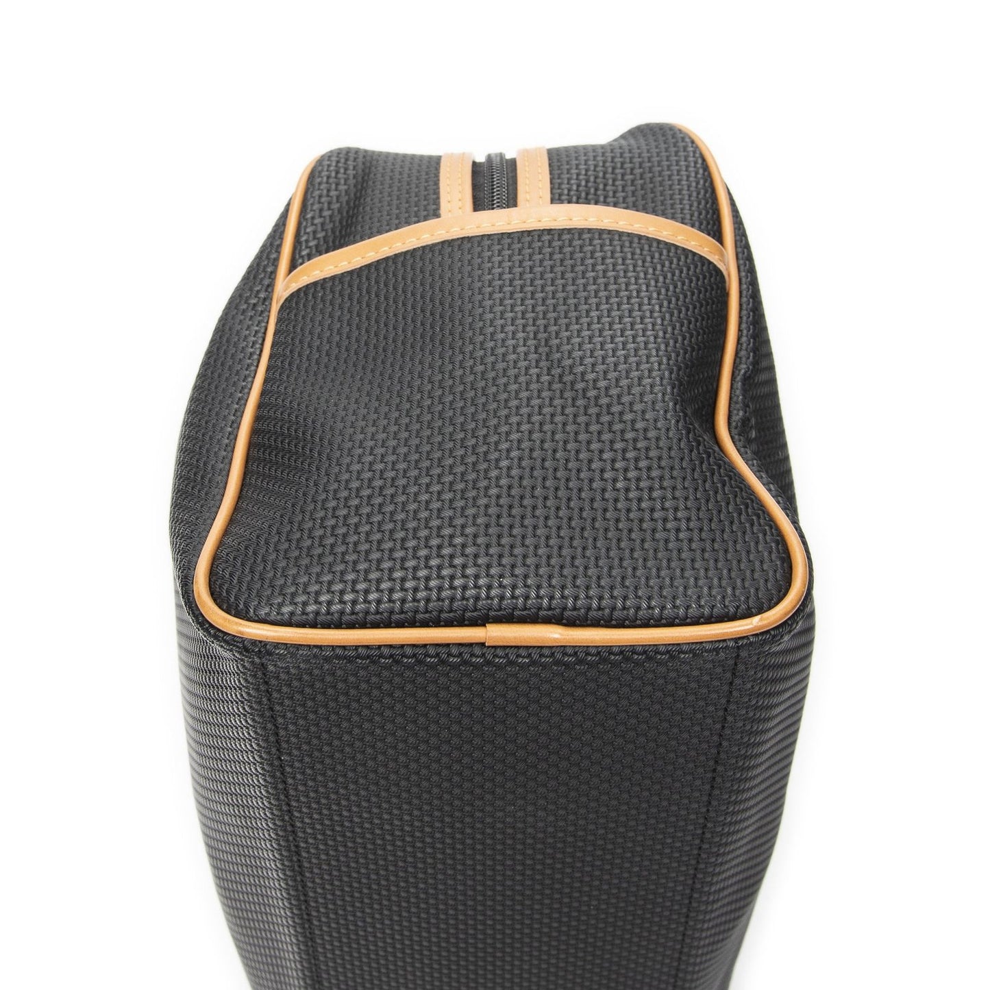 Saint Laurent Vintage Boston Black Tan Canvas Handbag — view 8