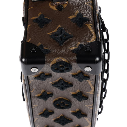 Louis Vuitton Ltd Ed Mesh Mini Soft Trunk Brown Black Monogram Canvas — view 7