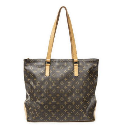 Louis Vuitton Cabas Mezzo Brown Monogram Canvas Tote Bag