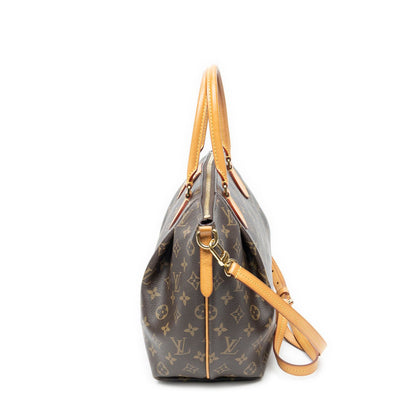 Louis Vuitton Turenne Brown Monogram Canvas Shoulder Bag — view 3
