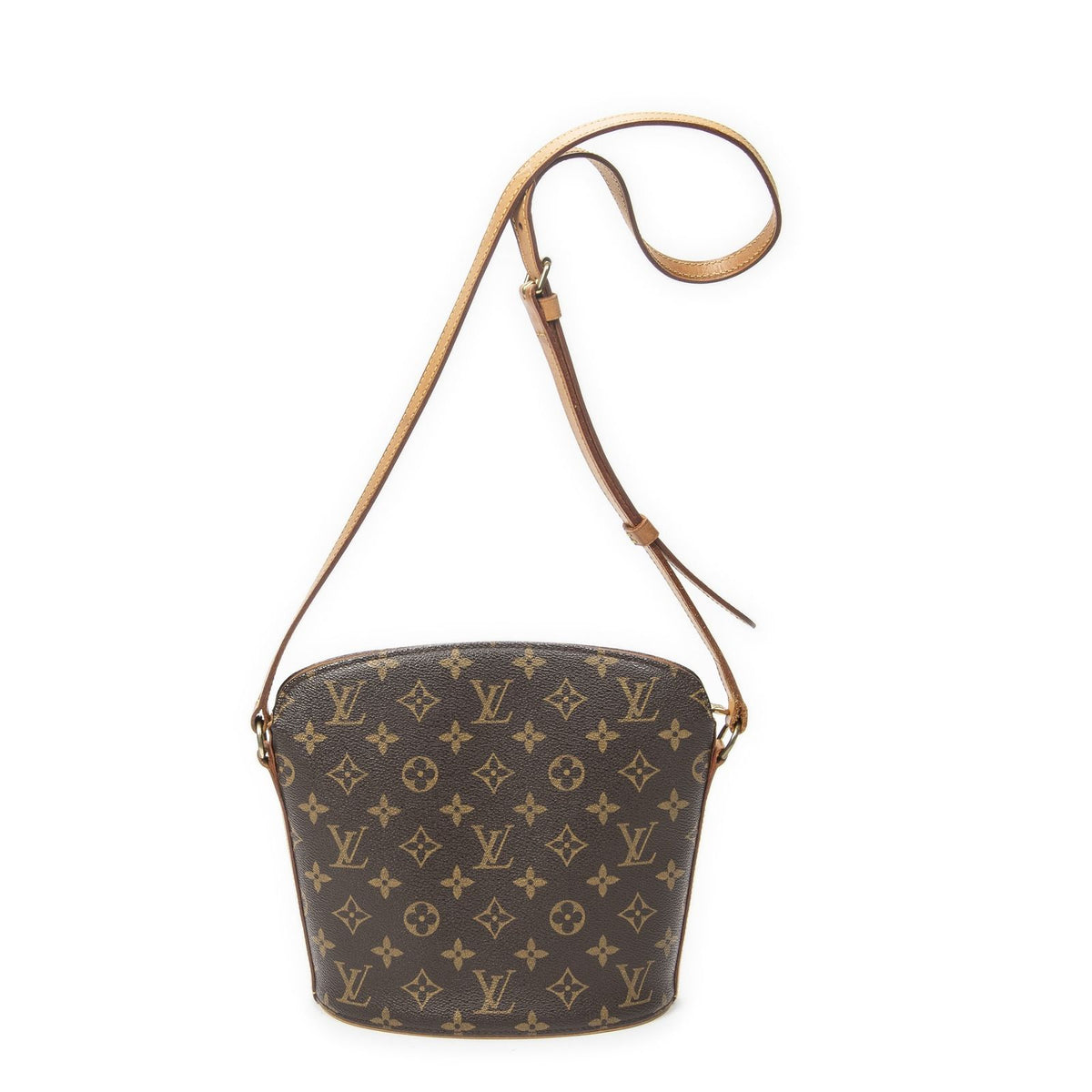 Louis Vuitton Drew Brown Monogram Canvas Shoulder Bag — view 5