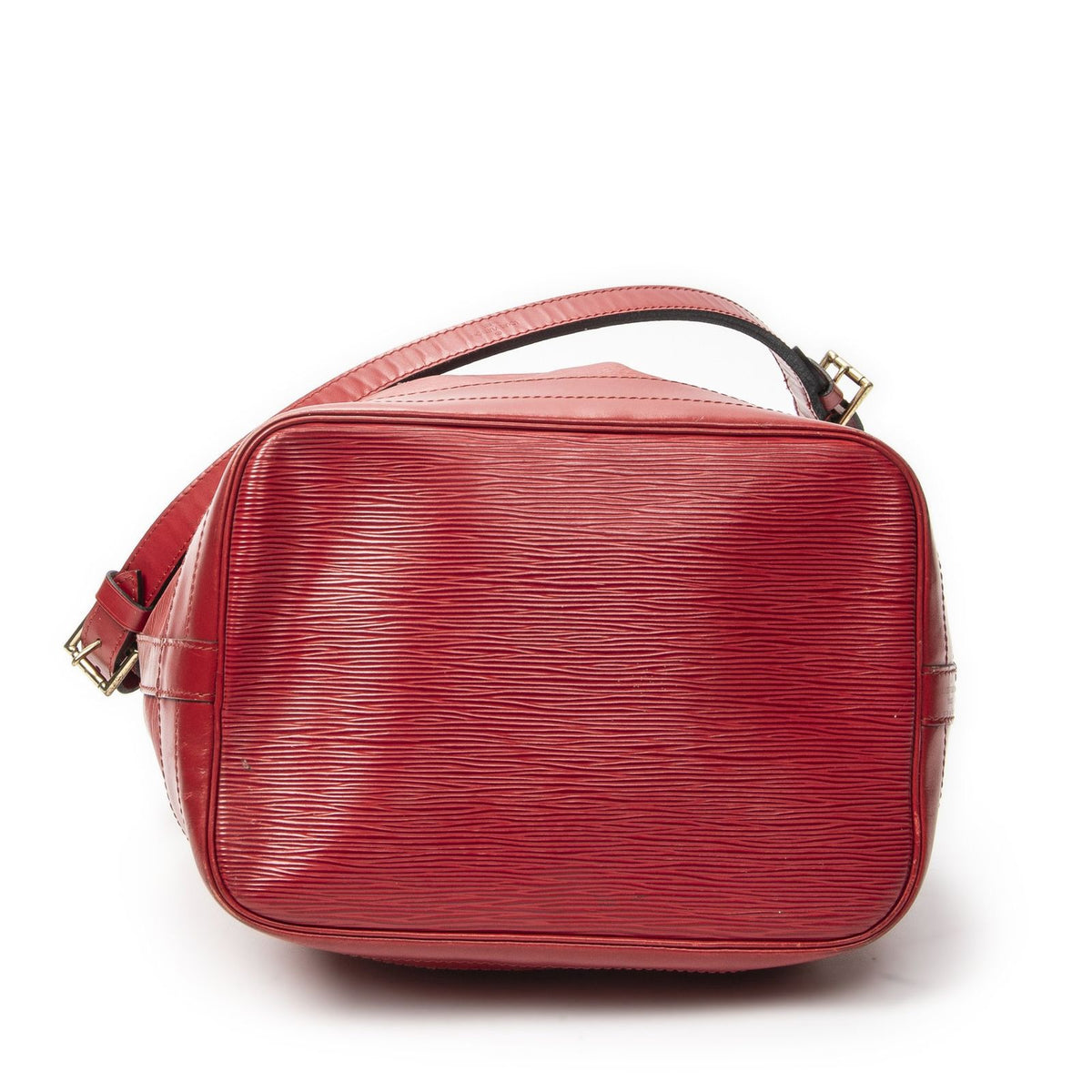 Louis Vuitton Noe Red Epi Bucket Bag — view 6