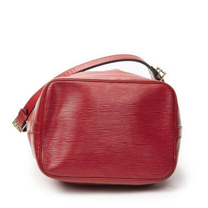 Louis Vuitton Noe Red Epi Bucket Bag — view 6