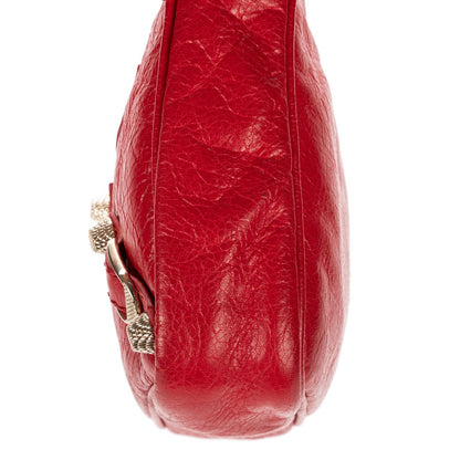 Balenciaga Mini City Crossbody Red Damage Leather — view 7