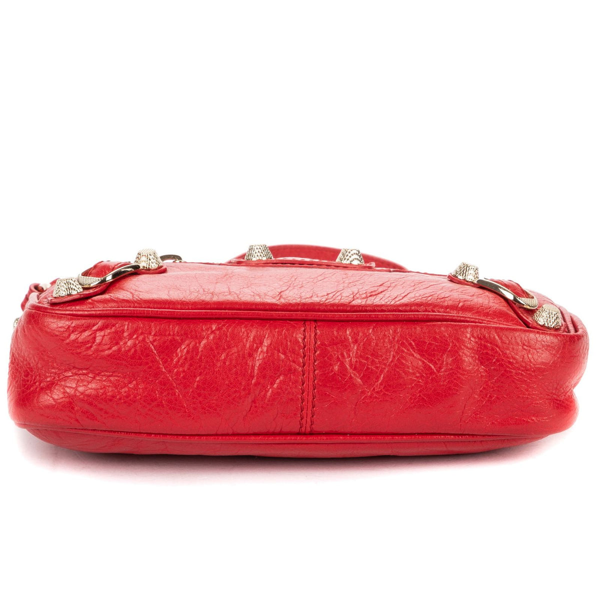 Balenciaga Mini City Crossbody Red Damage Leather — view 6