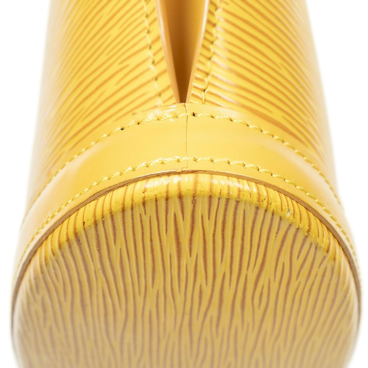 Louis Vuitton Saint Jacques Yellow Epi Handbag — view 8