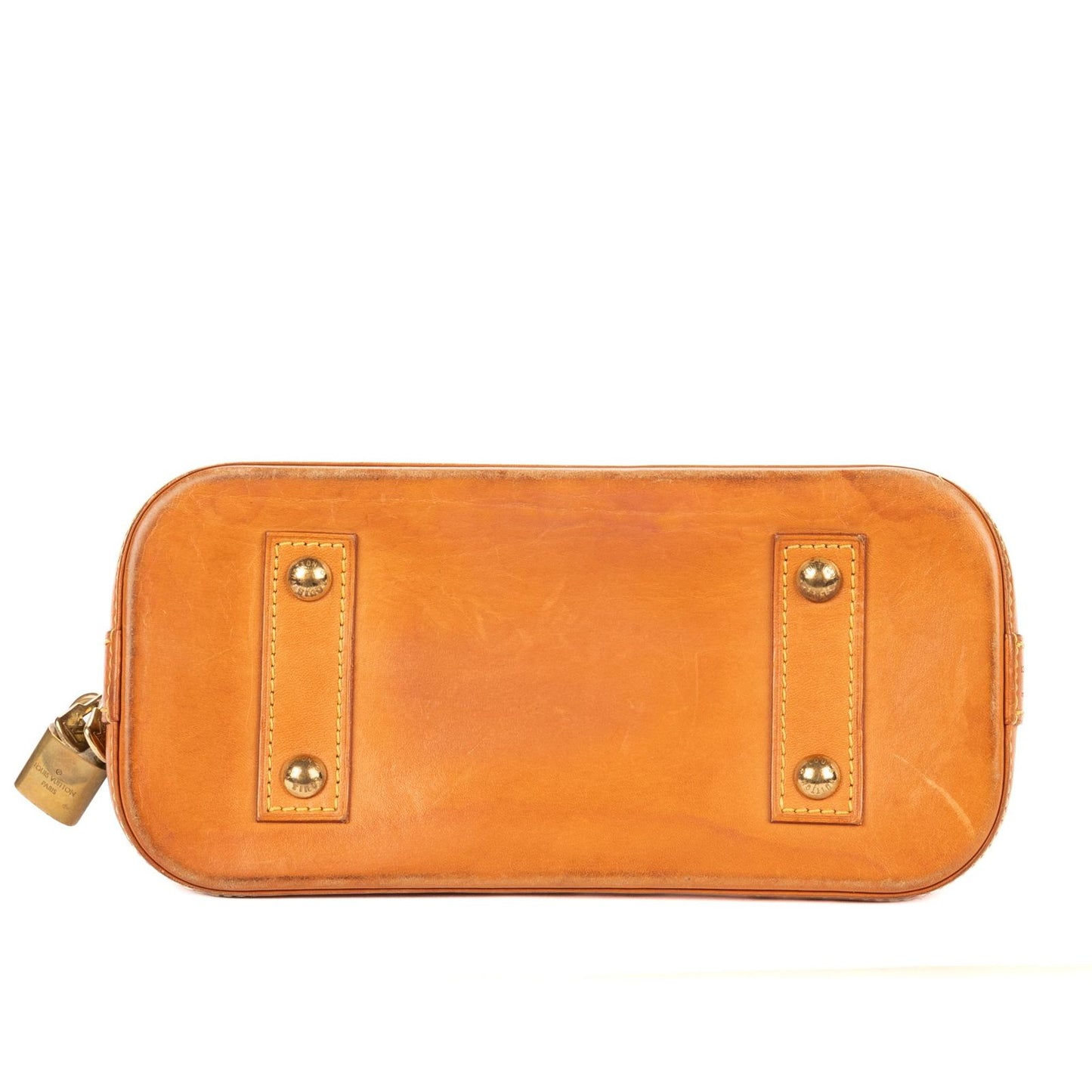 Louis Vuitton Alma Brown Monogram Canvas Handbag — view 6