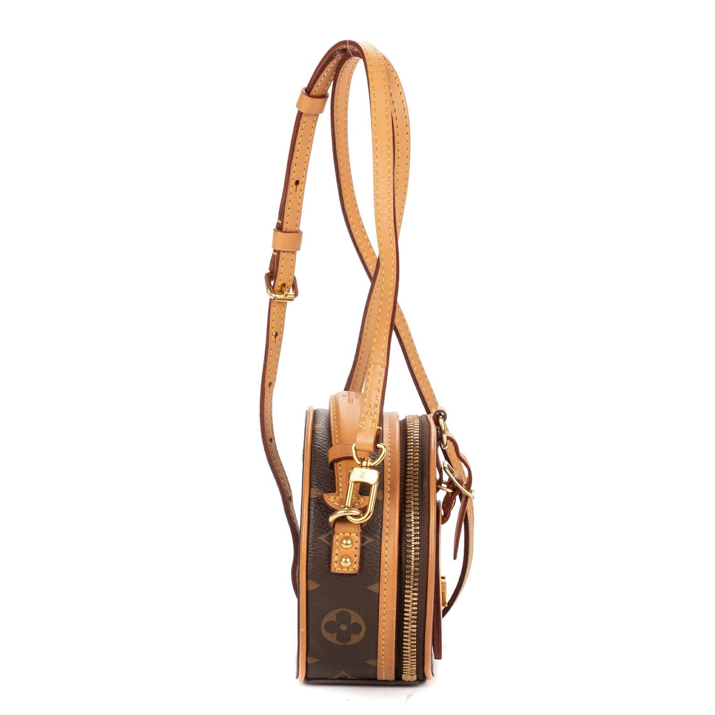 Louis Vuitton Mini Boite Chapeau Crossbody Brown Monogram Canvas — view 4