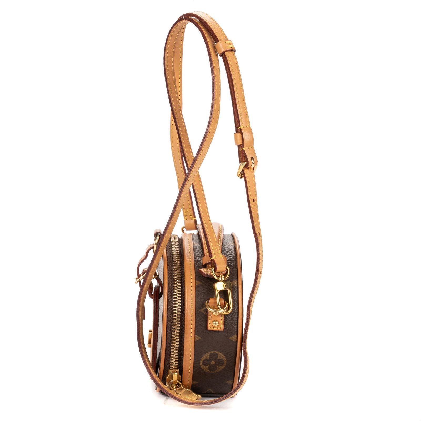 Louis Vuitton Mini Boite Chapeau Crossbody Brown Monogram Canvas — view 3