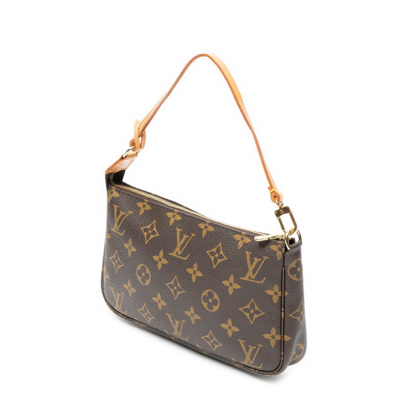 Louis Vuitton Pochette Brown Monogram Canvas Handbag — view 2