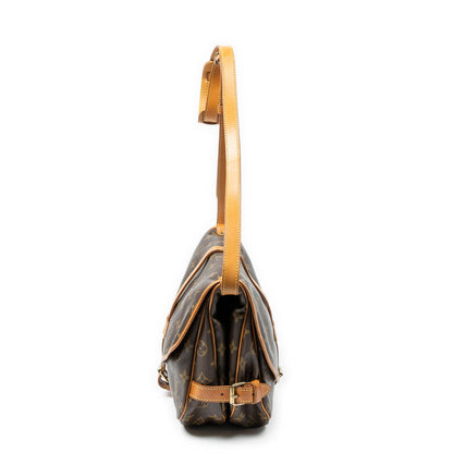 Louis Vuitton Saumur Brown Monogram Canvas Crossbody — view 3