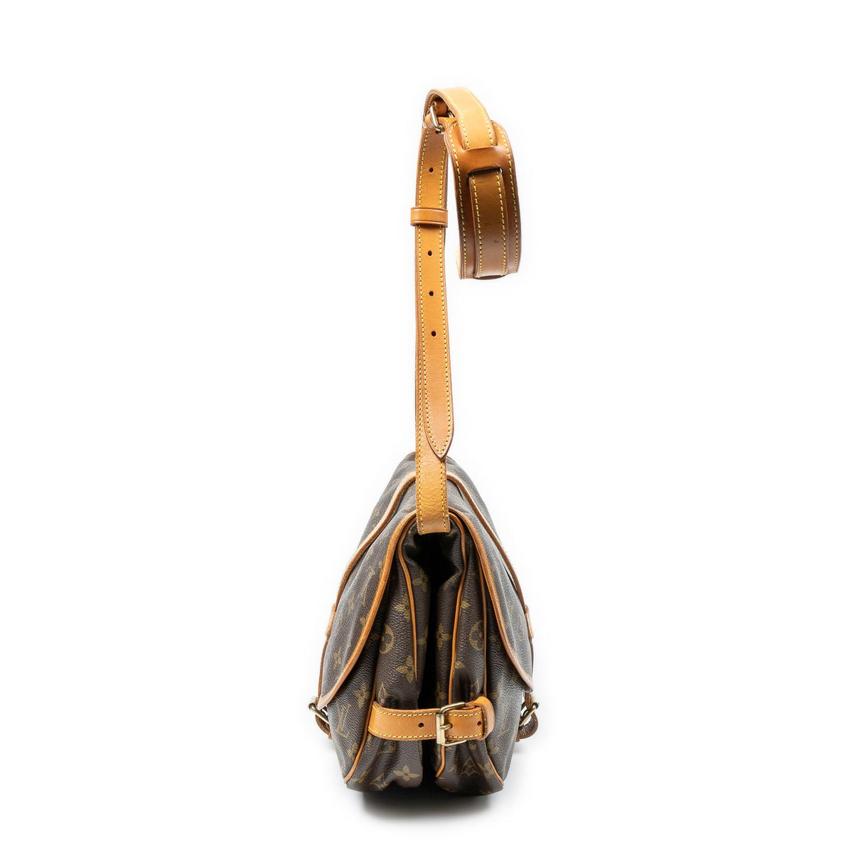 Louis Vuitton Saumur Brown Monogram Canvas Crossbody — view 4