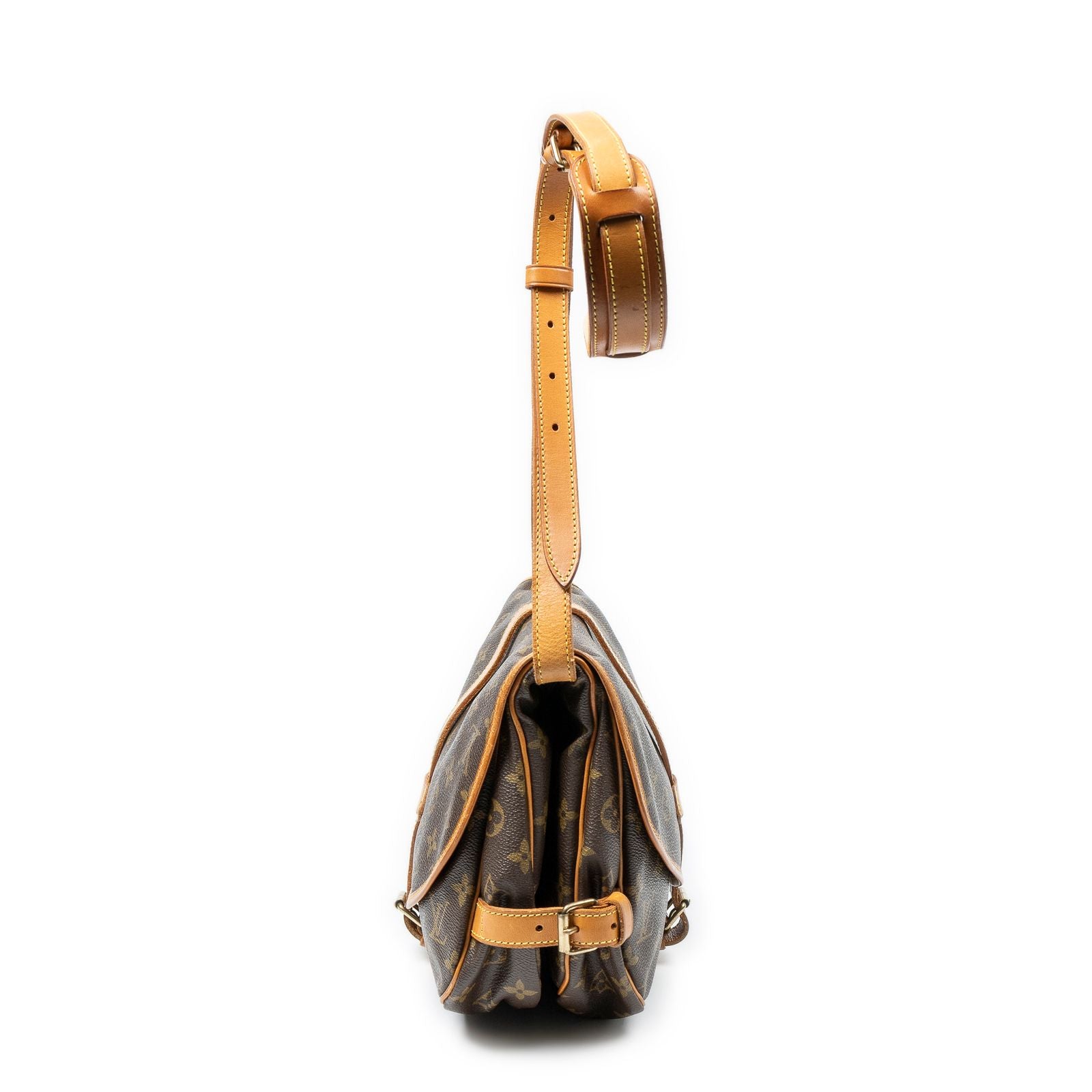 Louis Vuitton Saumur Brown Monogram Canvas Crossbody — view 4