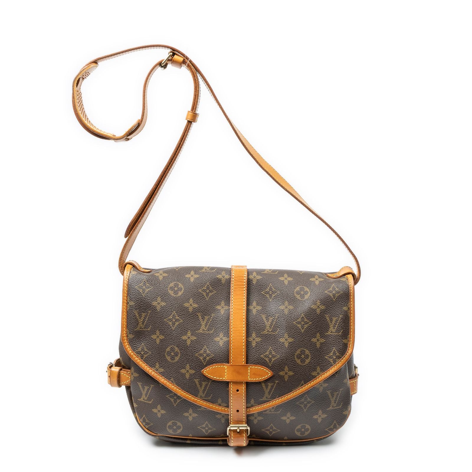 Louis Vuitton Saumur Brown Monogram Canvas Crossbody