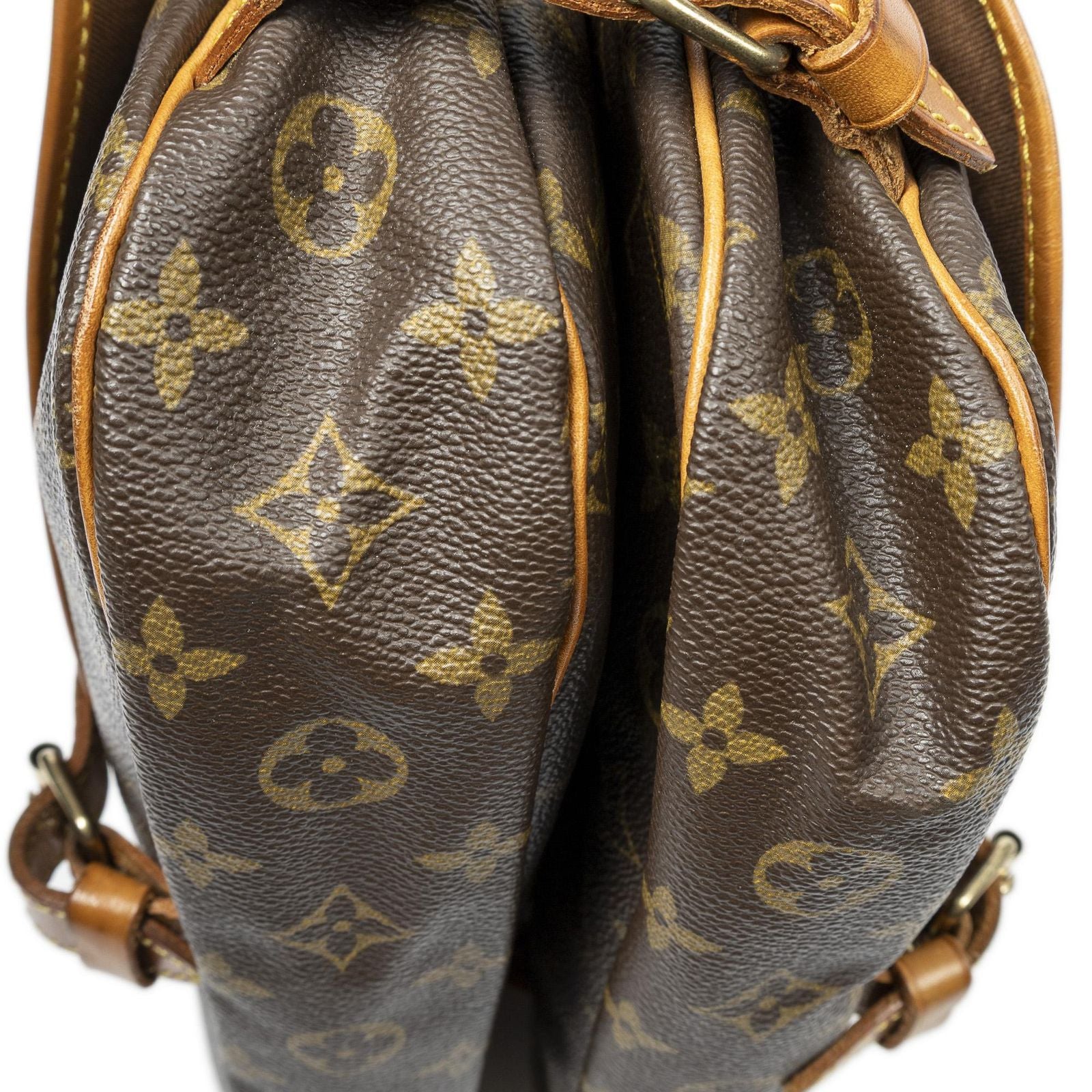 Louis Vuitton Saumur Brown Monogram Canvas Crossbody — view 7