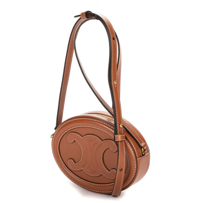 Celine Oval Crossbody Tan Smooth Calfskin — view 2