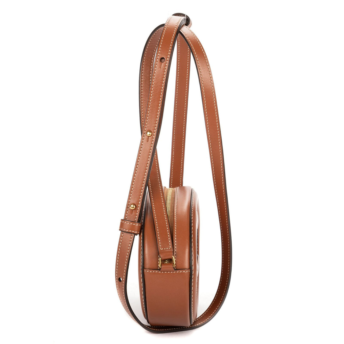 Celine Oval Crossbody Tan Smooth Calfskin — view 3