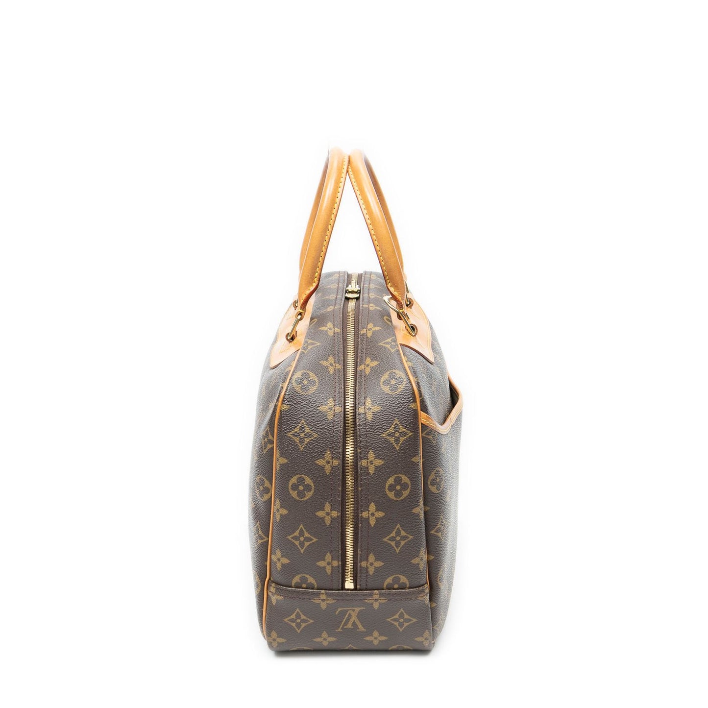Louis Vuitton Deauville Brown Monogram Canvas Handbag — view 4