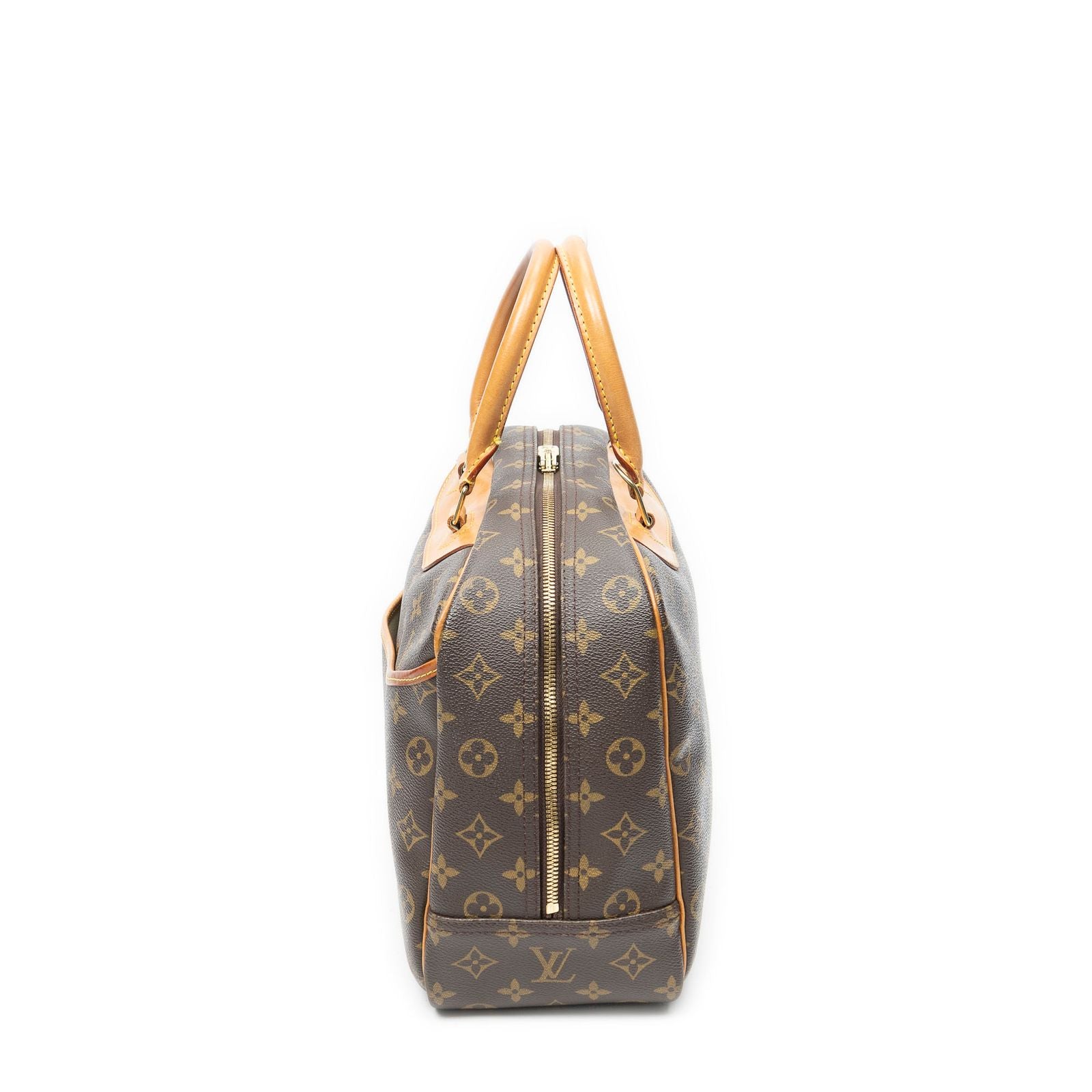 Louis Vuitton Deauville Brown Monogram Canvas Handbag — view 3