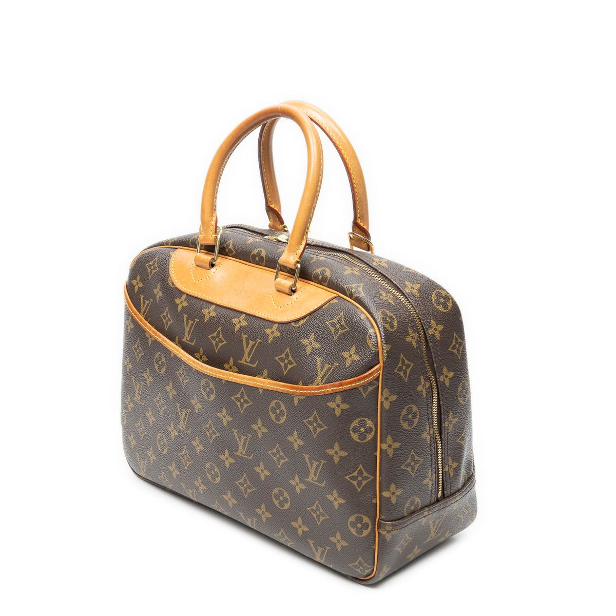 Louis Vuitton Deauville Brown Monogram Canvas Handbag — view 2